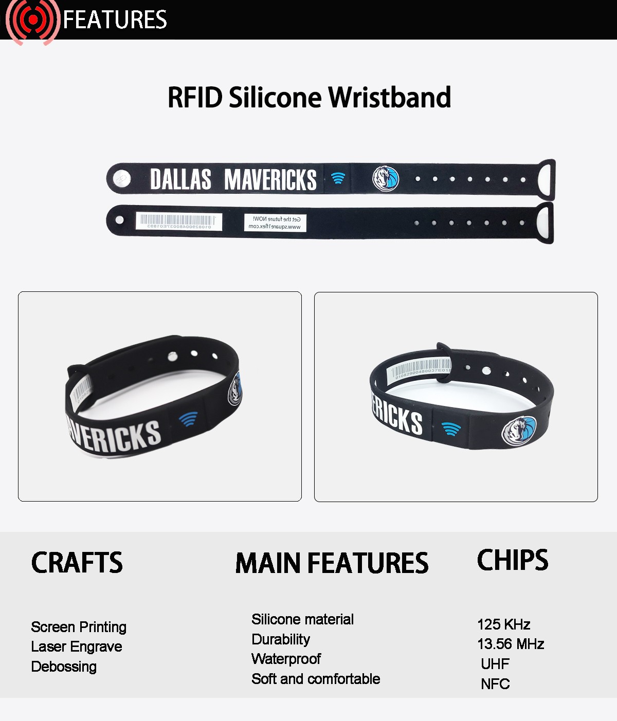 Pulsera RFID