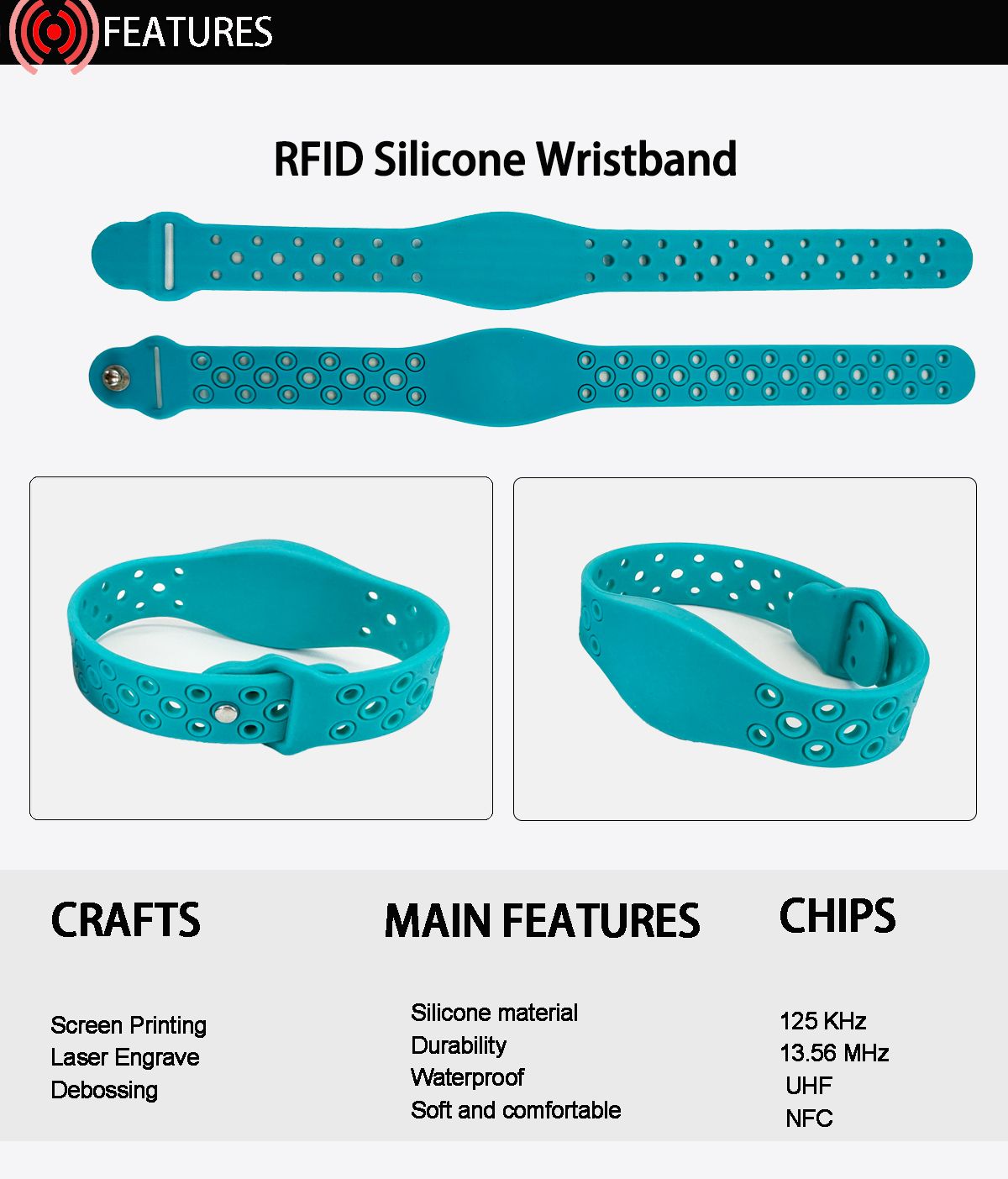 pulsera RFID