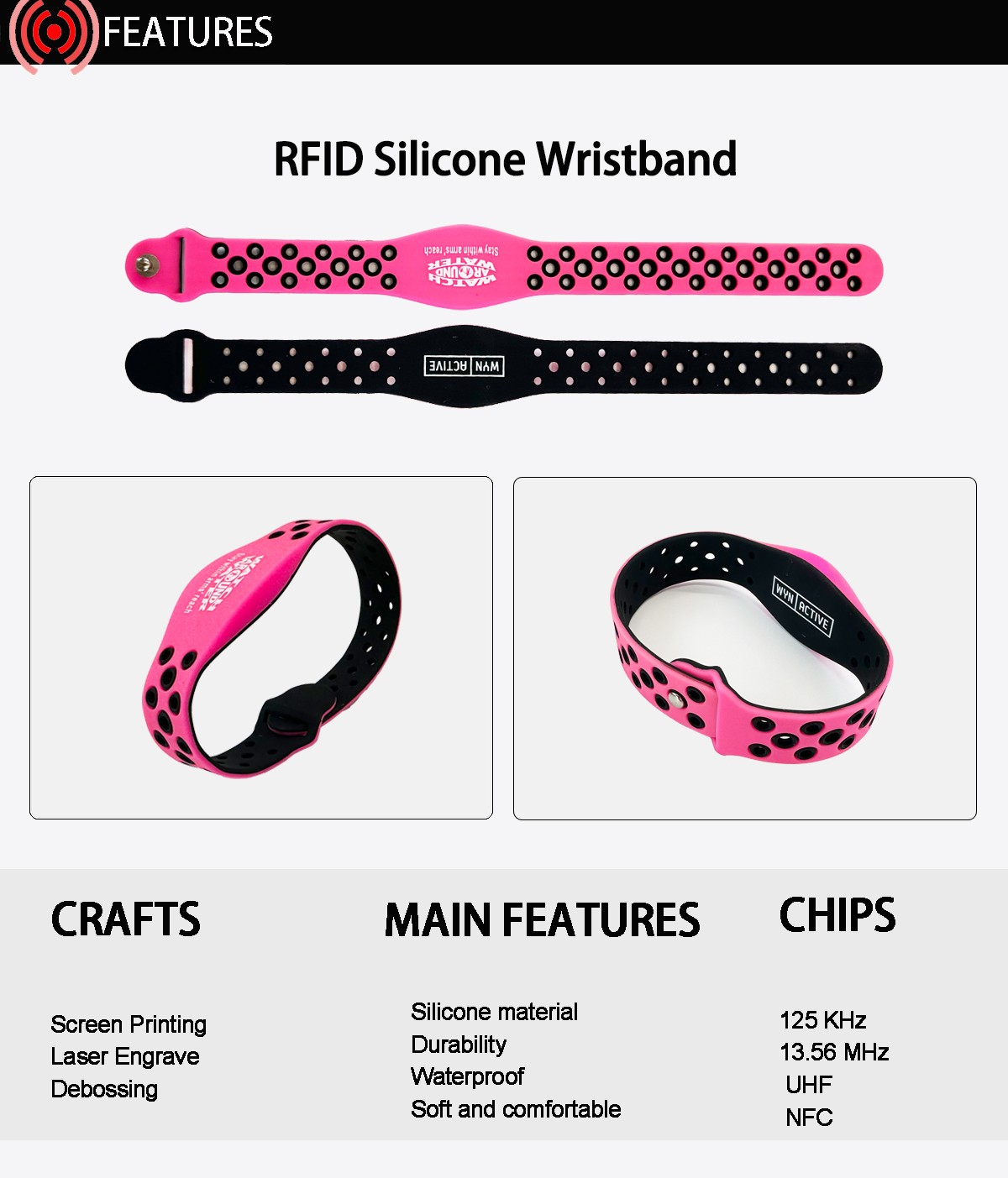 pulsera RFID