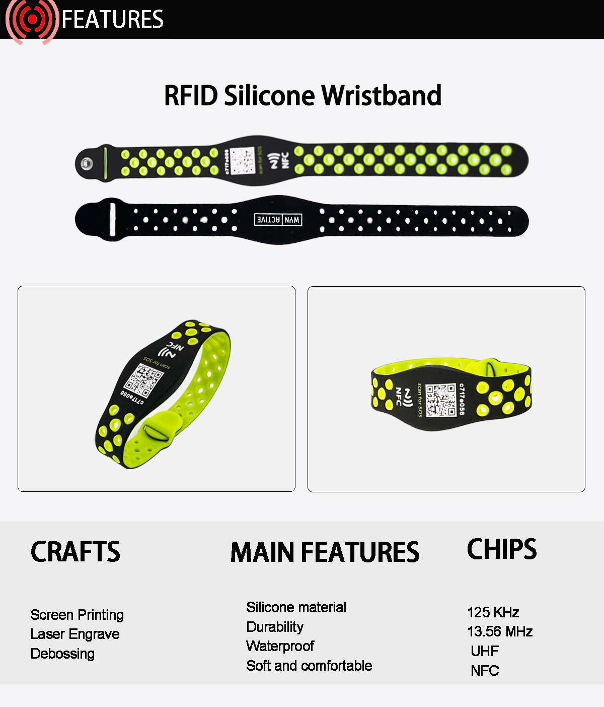 Pulsera RFID