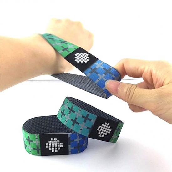 Fabric Wristband,RFID Wristband,Elastic wristband